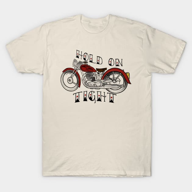 Motorcycle T-Shirt by Kurakookaburra 